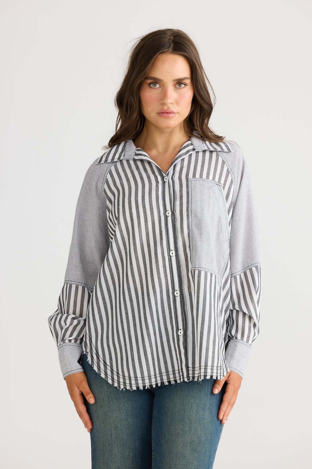 Yellowstone Shirt - Black Stripe