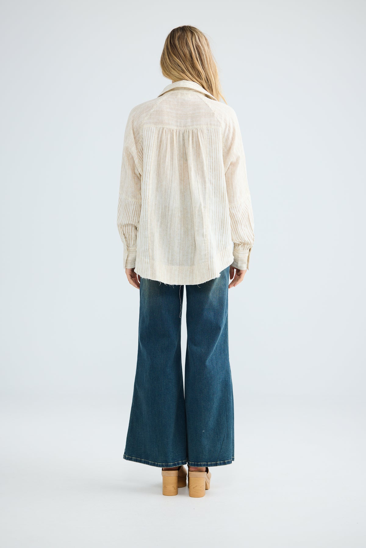 Bodhi Shirt in Natural Stripe