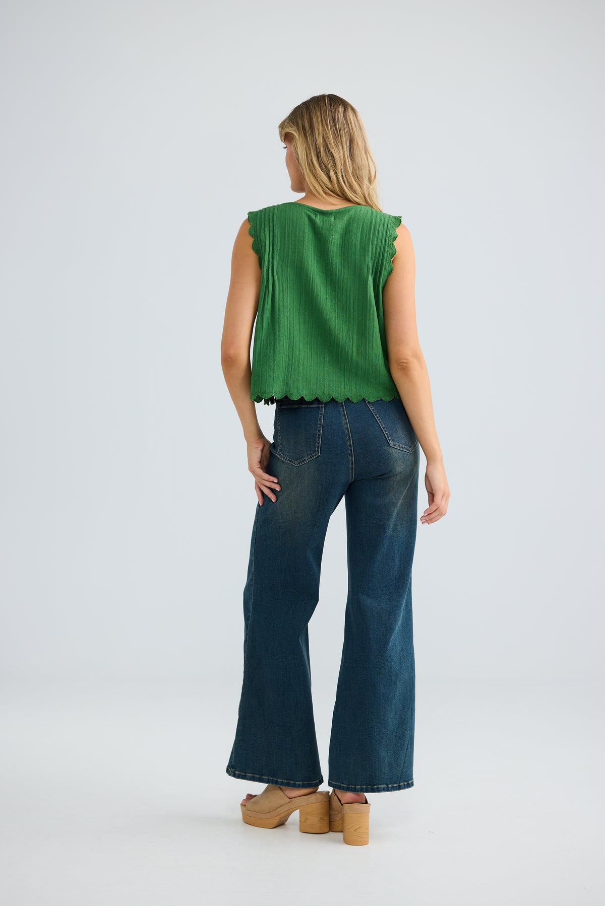 Narra Top in Olive