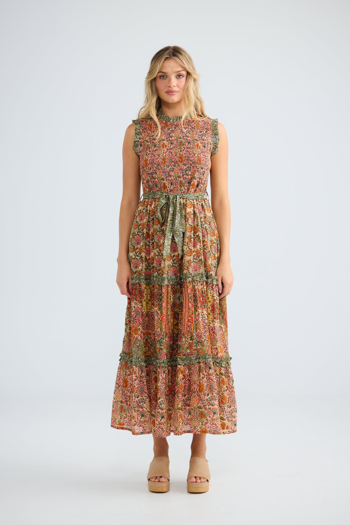 Juniper Dress in Meadow Weave