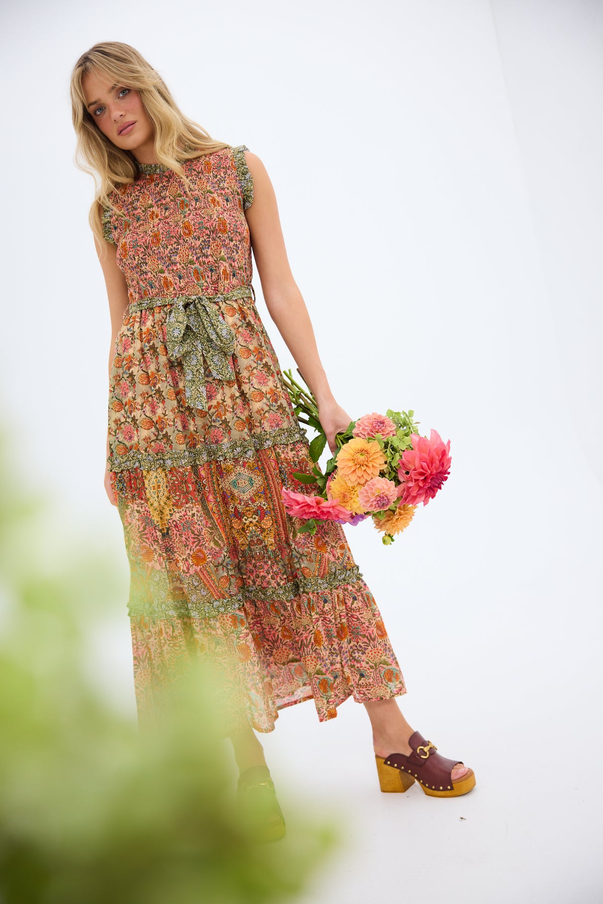 Juniper Dress in Meadow Weave