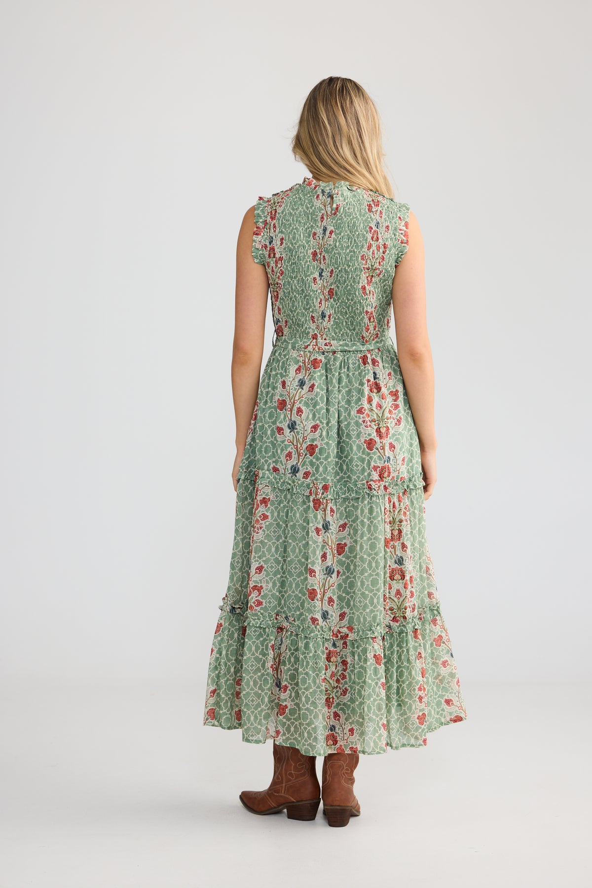Juniper Dress in Roaming Vine