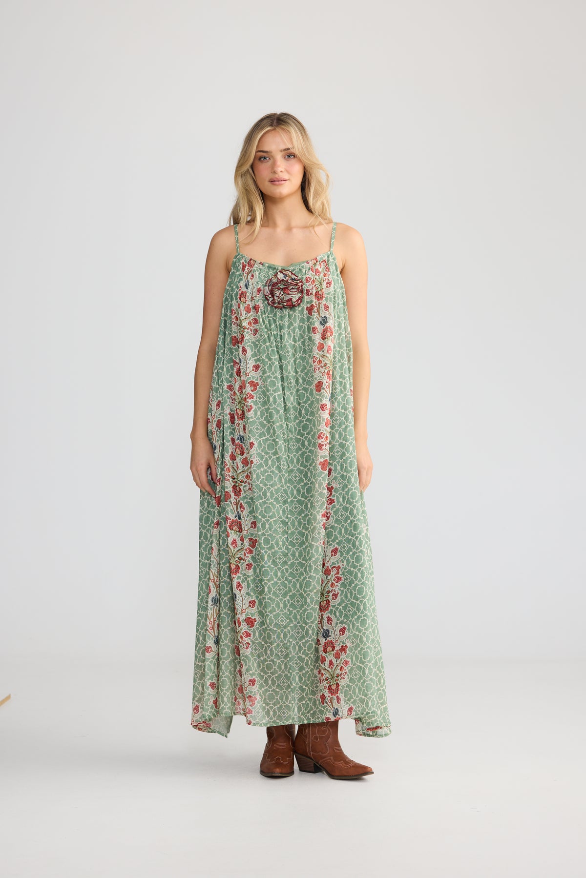 Noema Dress in Roaming Vine