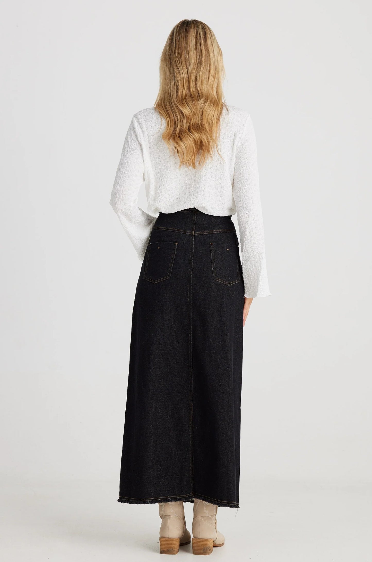 Macey Skirt - Black Wash