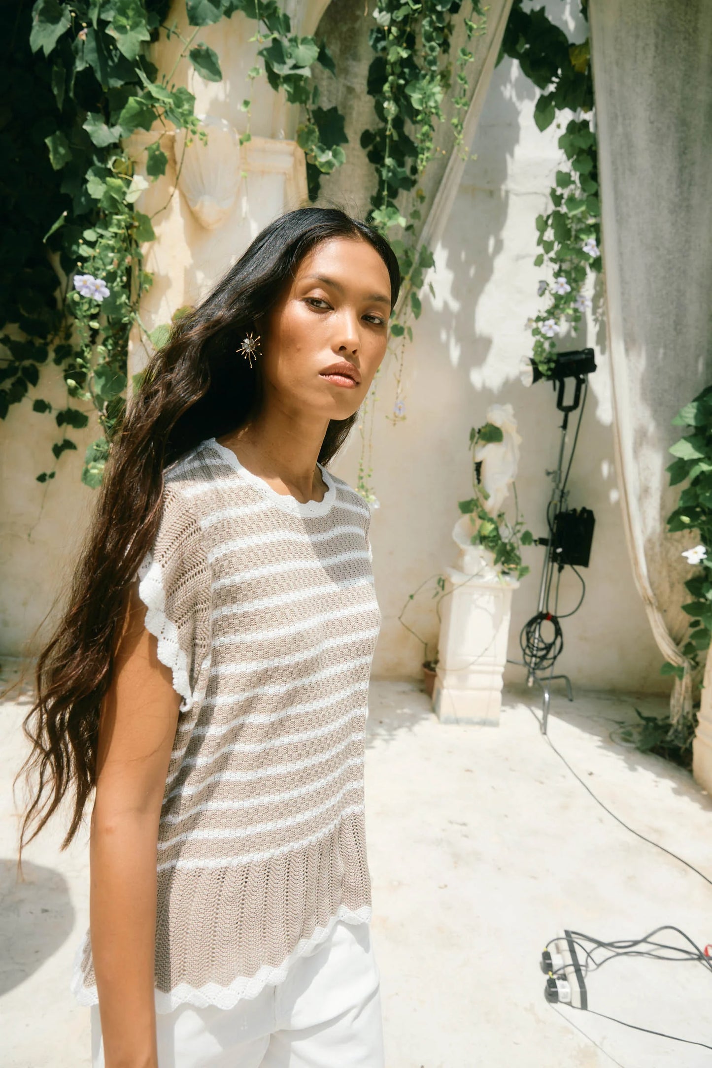 Ida Knit Top - Canvas