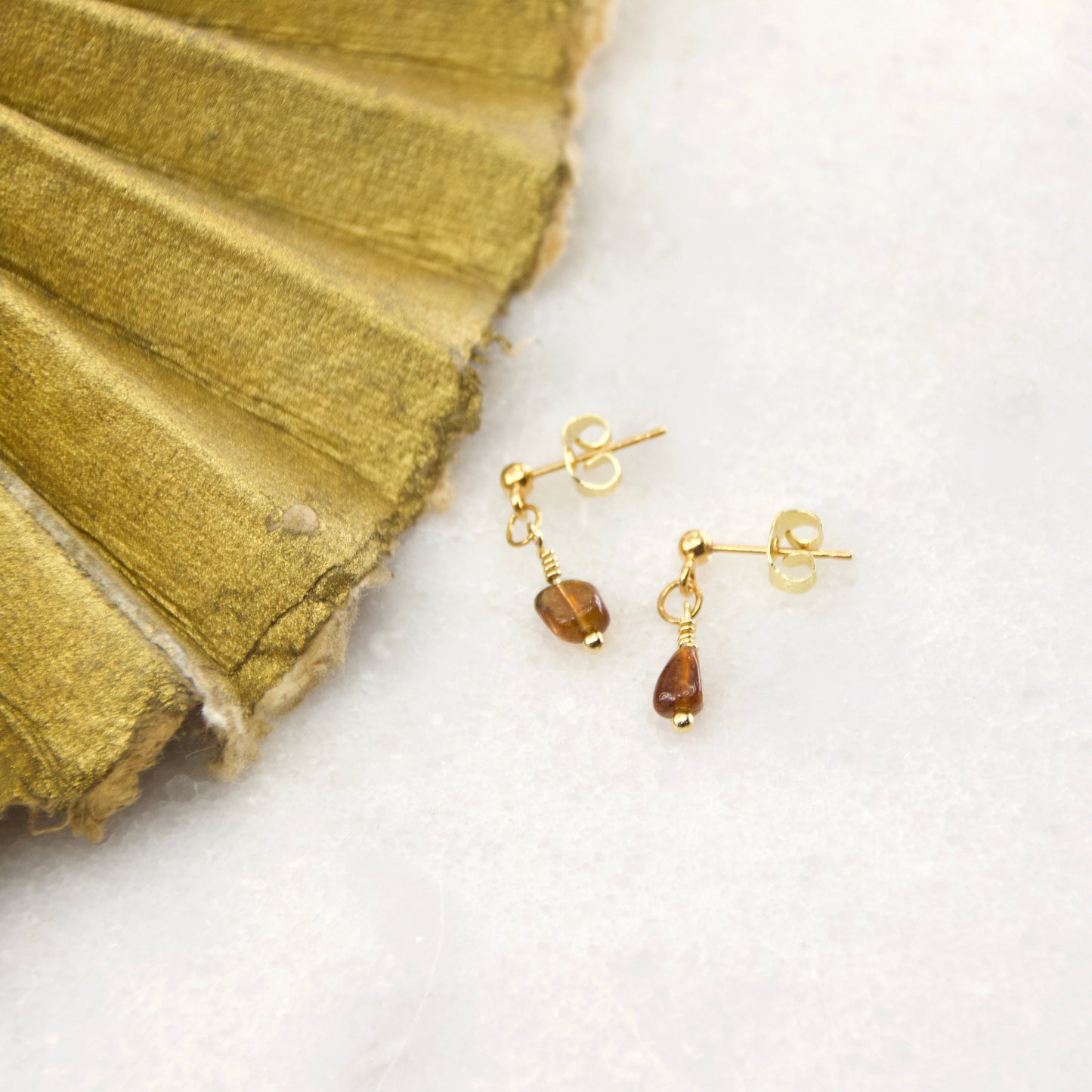 Divine Treasures Drop Stone Earring