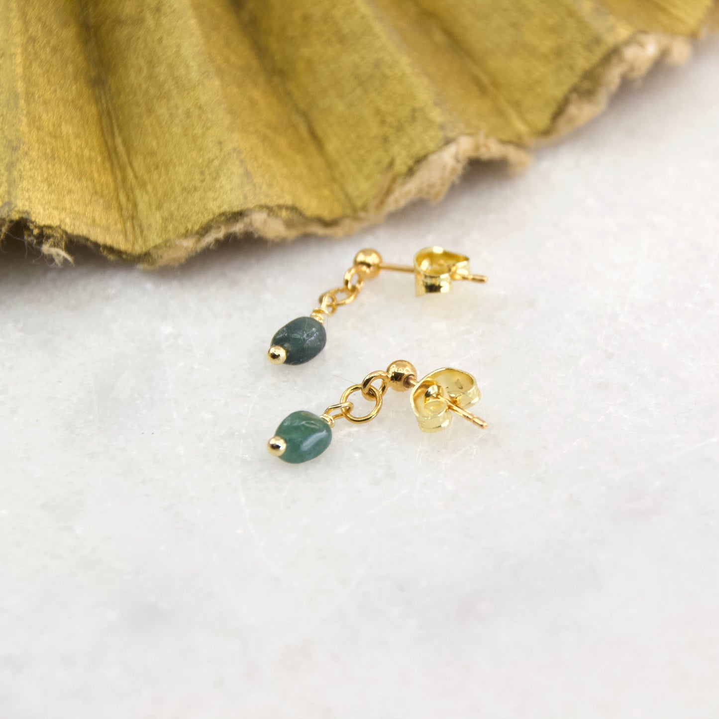 Divine Treasures Drop Stone Earring