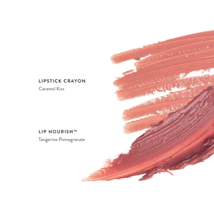 Lip Duo Deluxe Pouch - Nude Coral | Luk Beautifood