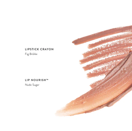 Lip Duo Deluxe Pouch - Nude Mauve | Luk Beautifood