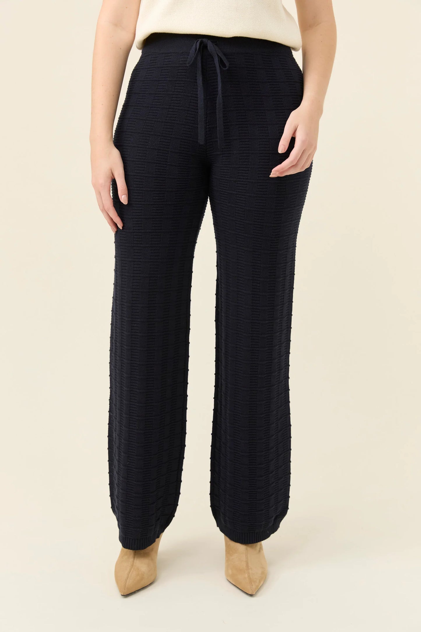 Sadie Knit Pants | Navy