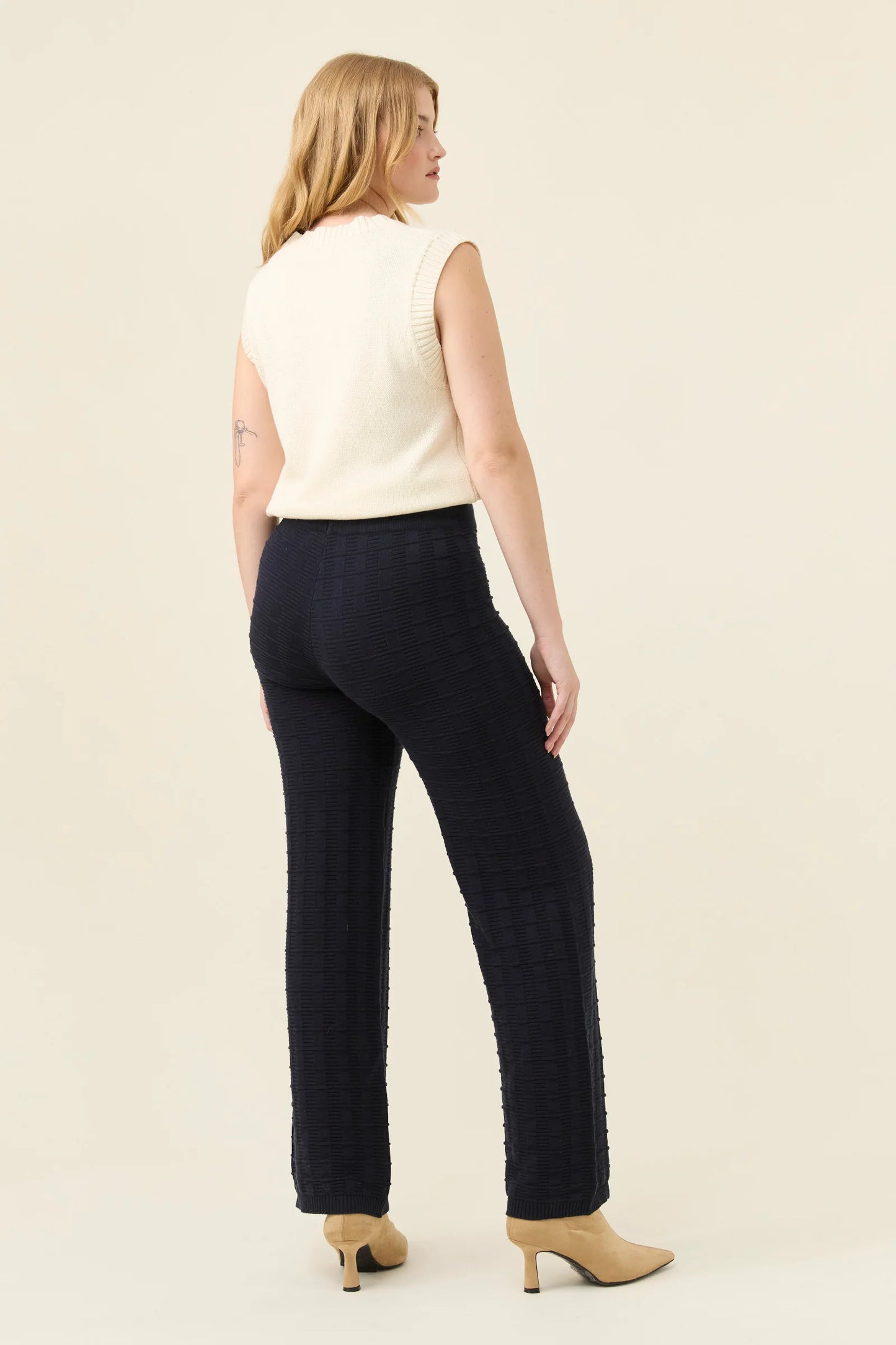 Sadie Knit Pants | Navy