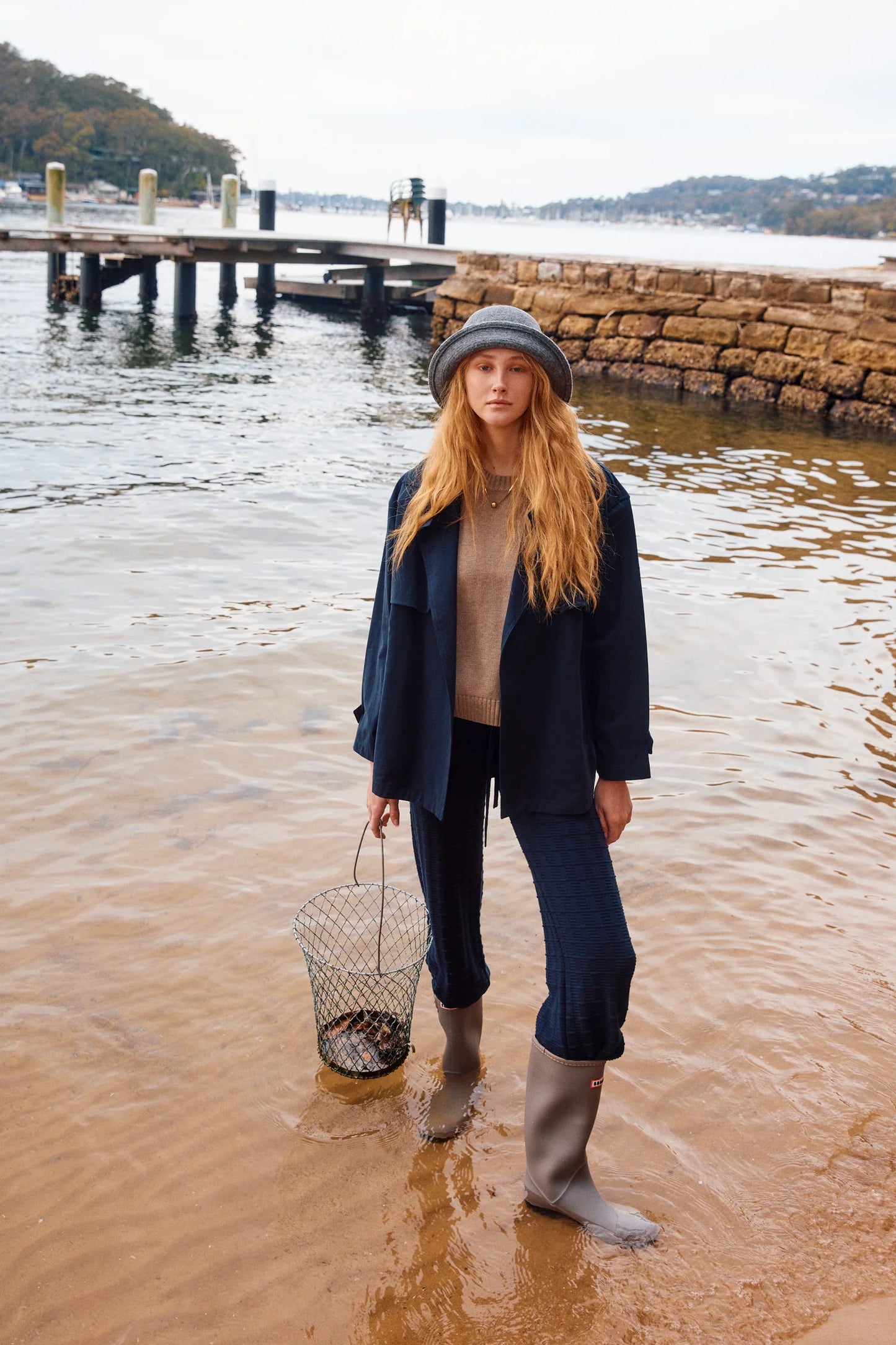 Sadie Knit Pants | Navy