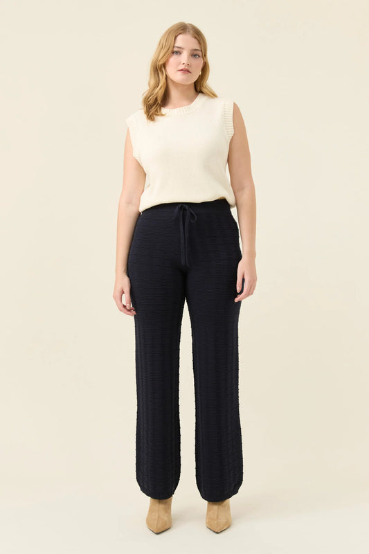 Sadie Knit Pants | Navy